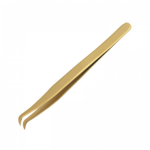 Gold titanium tweezers Gold titanium tweezers