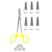 Needle holders with Tungsten Carbide Inserts